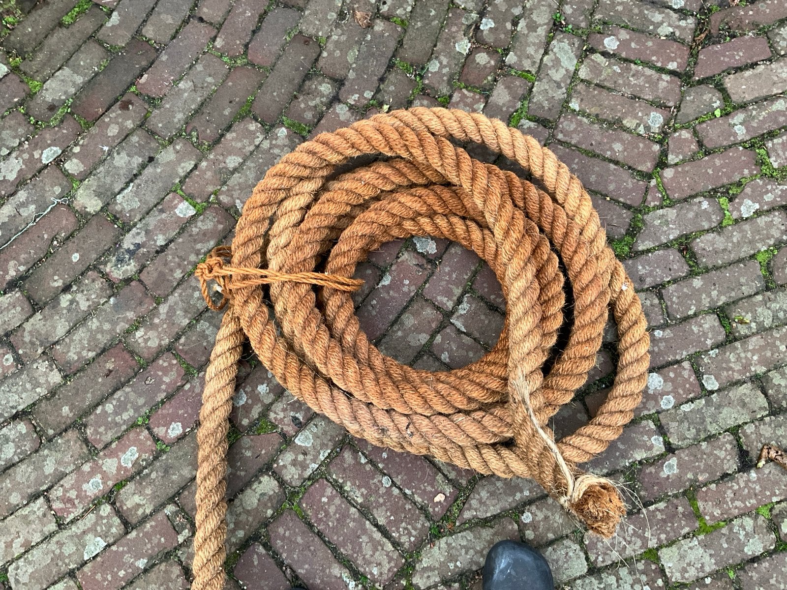 Natuurlijk kokos Touw - Decoratief en Functioneel, Ophalen, Gebruikt, Lijn of Blok