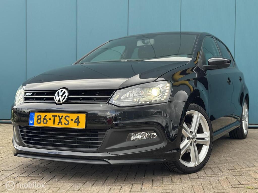 Volkswagen Polo 1.2 TSI R-Line Highline Climate Control Crui, Auto's, Volkswagen, Voorwielaandrijving, Euro 5, 4 cilinders, Zwart