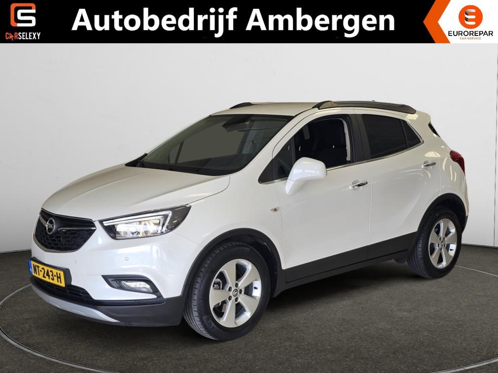 Opel Mokka X 1.4 Turbo (140Pk) Innovation Navi Clima Tr.Haak, Auto's, Opel, Parkeersensor, 12 maanden, Gebruikt, Leder en Stof