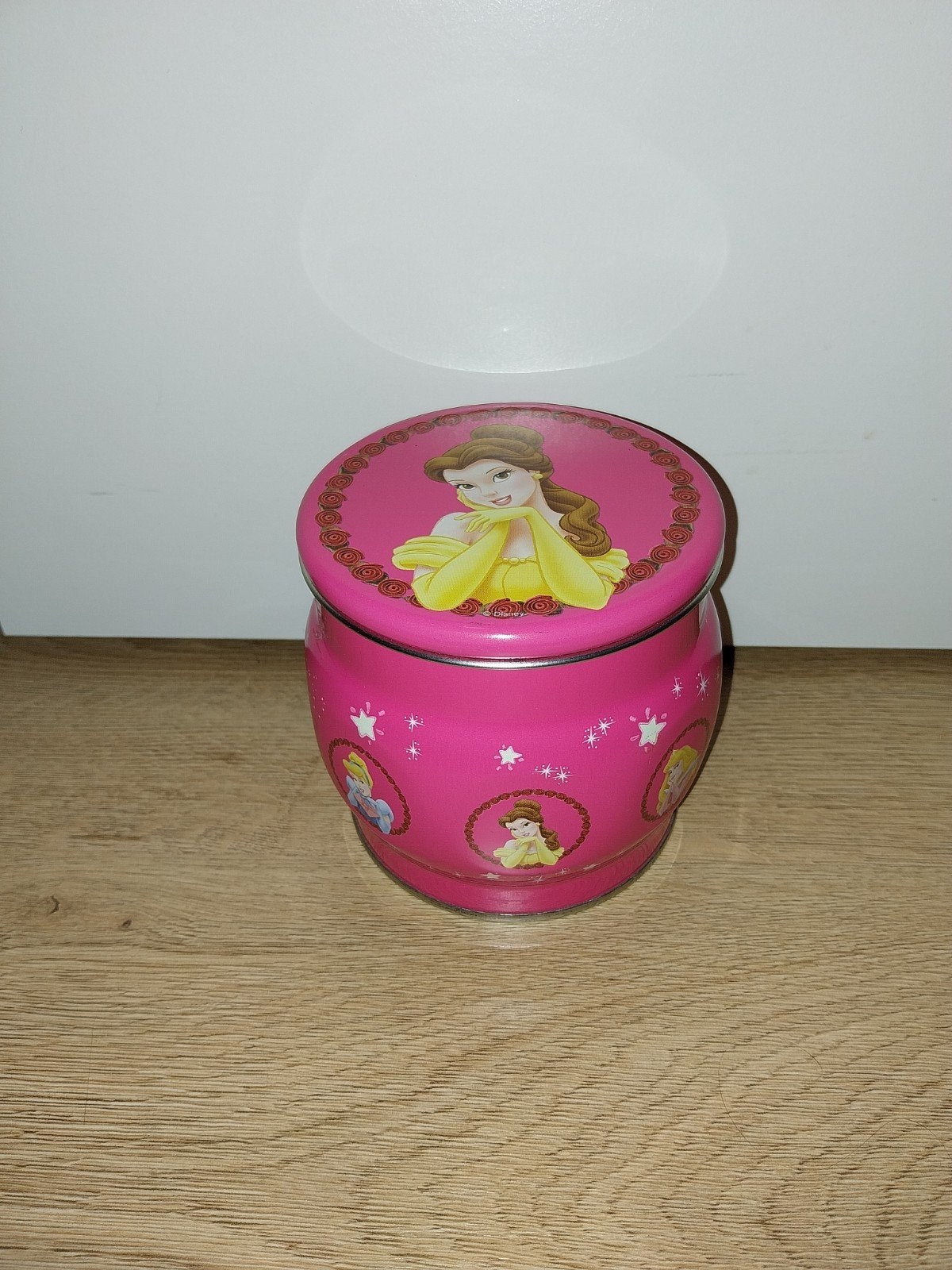 roze prinsessen trommeltje bakje, Verzamelen, Blikken, Ophalen of Verzenden, Zo goed als nieuw