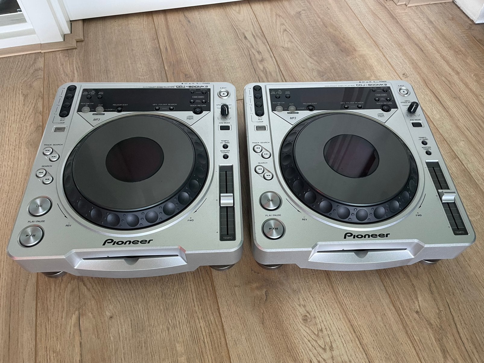 Set van 2 Pioneer CDJ-800 mk2 professionele CD-spelers, Audio, Tv en Foto, Cd-spelers, Ophalen of Verzenden, Zo goed als nieuw
