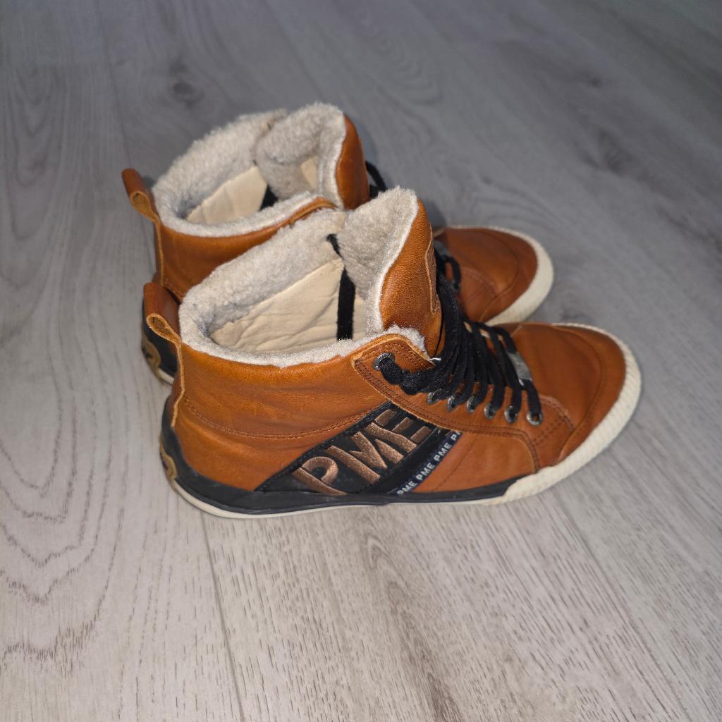 PME legend all stars model schoenen echte leer, Bruin, Pall Mall PME Legend, Ophalen of Verzenden, Zo goed als nieuw