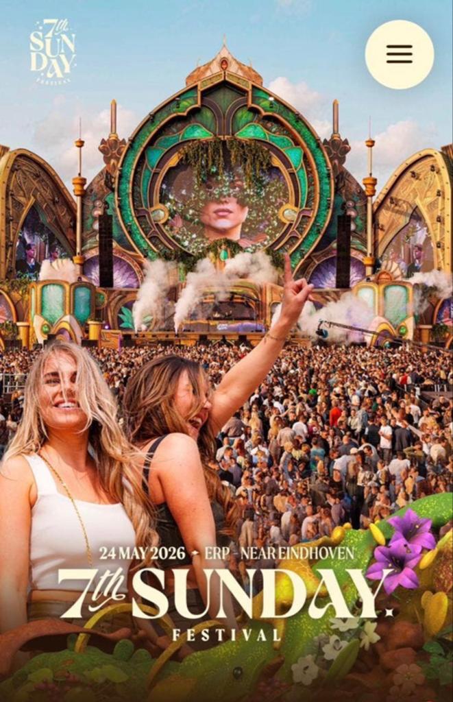 2x tickets 7th Sunday 24 mei, Twee personen, Ticket of Toegangskaart