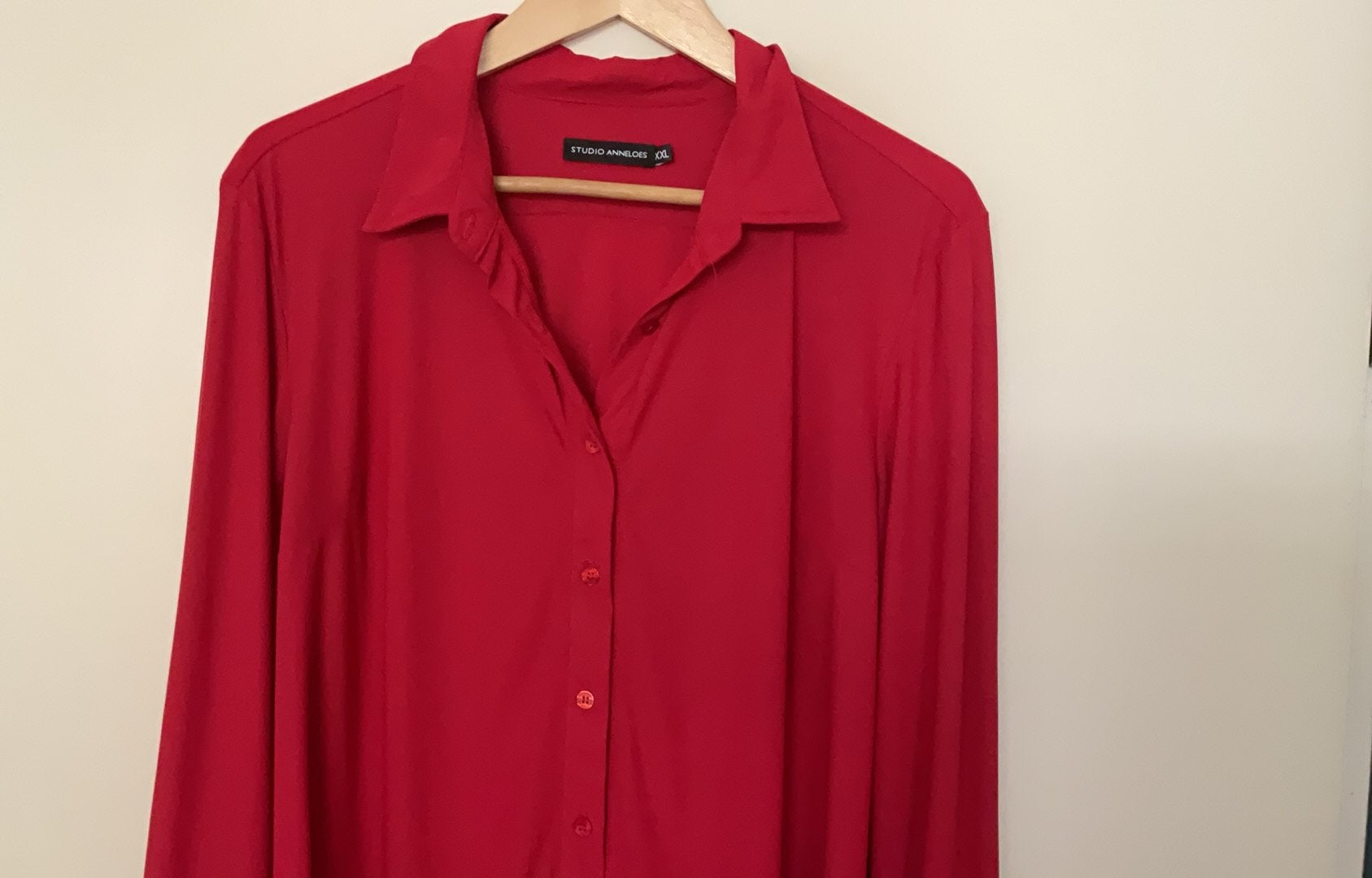 Studio Anneloes Blouse xxl, Ophalen of Verzenden, Zo goed als nieuw, Maat 46/48 (XL) of groter, Rood