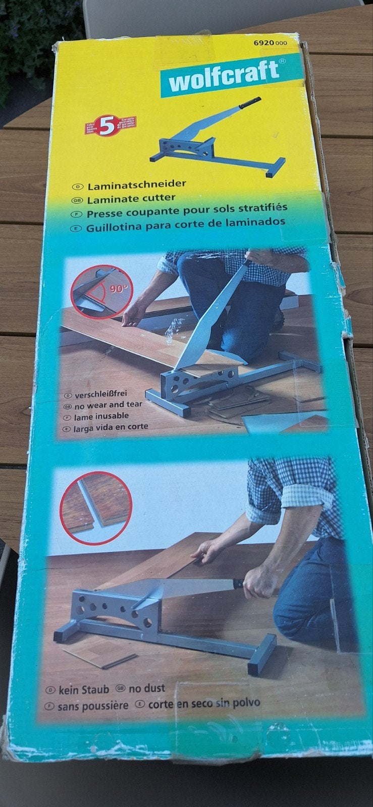 Wolfcraft Laminaatsnijder / Laminaatknipper, Ophalen