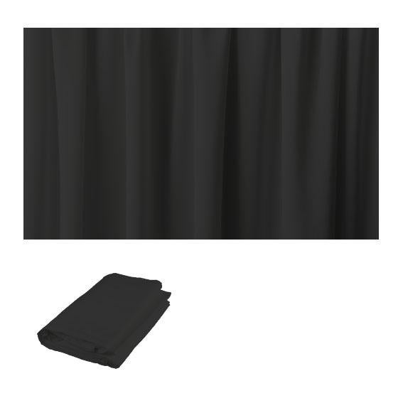 NIEUWE THEATERDOEK VLAMWEREND ZWART 3M BREED, 1.5 M HOOG., Ophalen of Verzenden, Nieuw, Licht, Geluidgestuurd