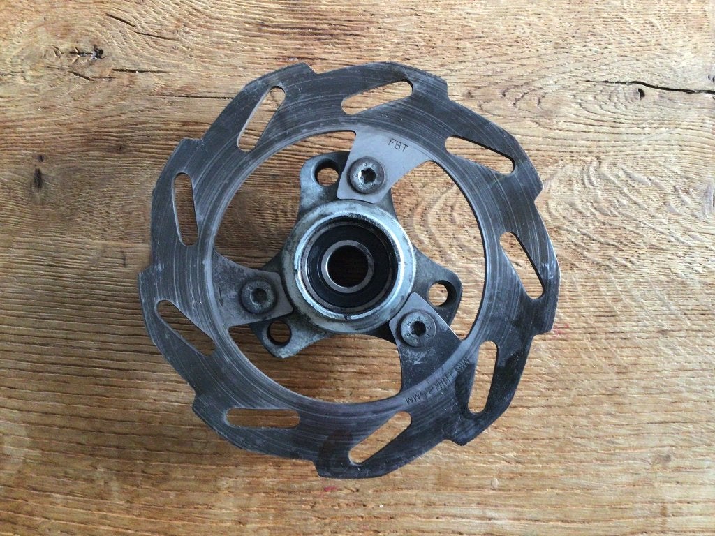 Voornaaf met remschijf Peugeot Speedfight 1 en 2, Ophalen of Verzenden, Gebruikt, Overige typen, Peugeot