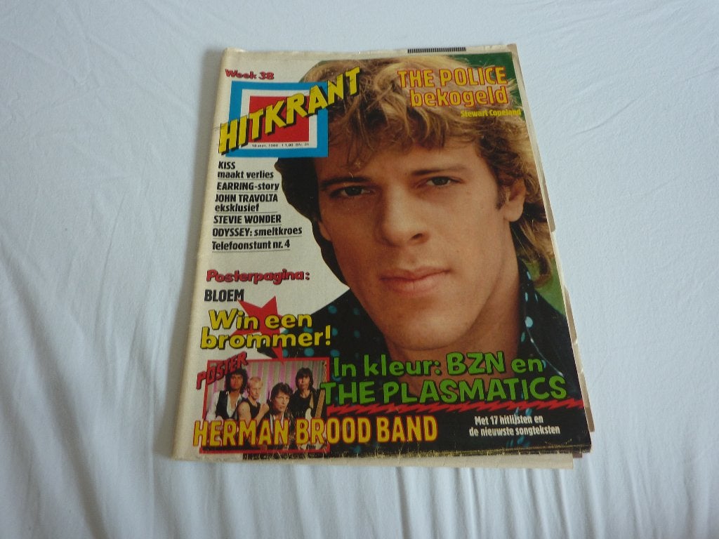 HITKRANT  1980-POLICE-KISS-H BROOD-ABBA-LUV-J KAAGMAN-BZN, Verzenden, 1980 tot heden, Tijdschrift