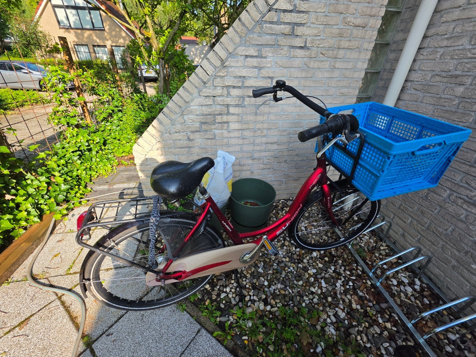 Union flora Mamafiets, 49 frame, Fietsen en Brommers, Fietsen | Dames | Moederfietsen, Gebruikt, 47 tot 50 cm, Versnellingen, 0 zitjes