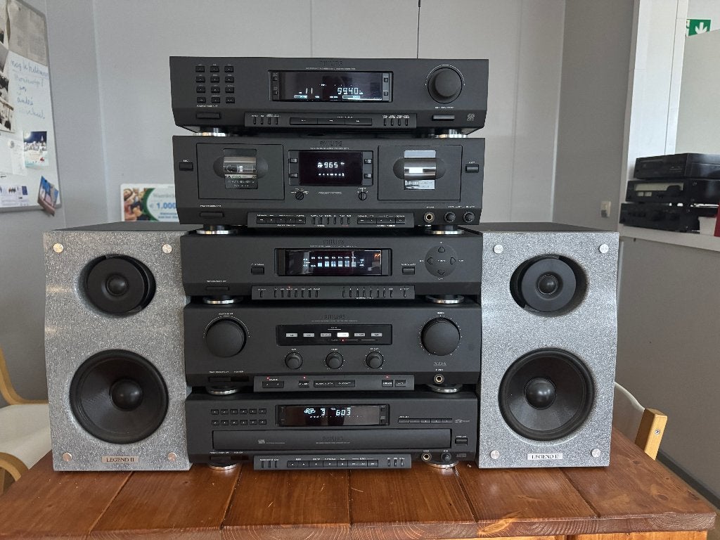 Philips 900 Serie High End Compleet *NIEUWSTAAT*, Zo goed als nieuw, 120 watt of meer, Stereo, Ophalen