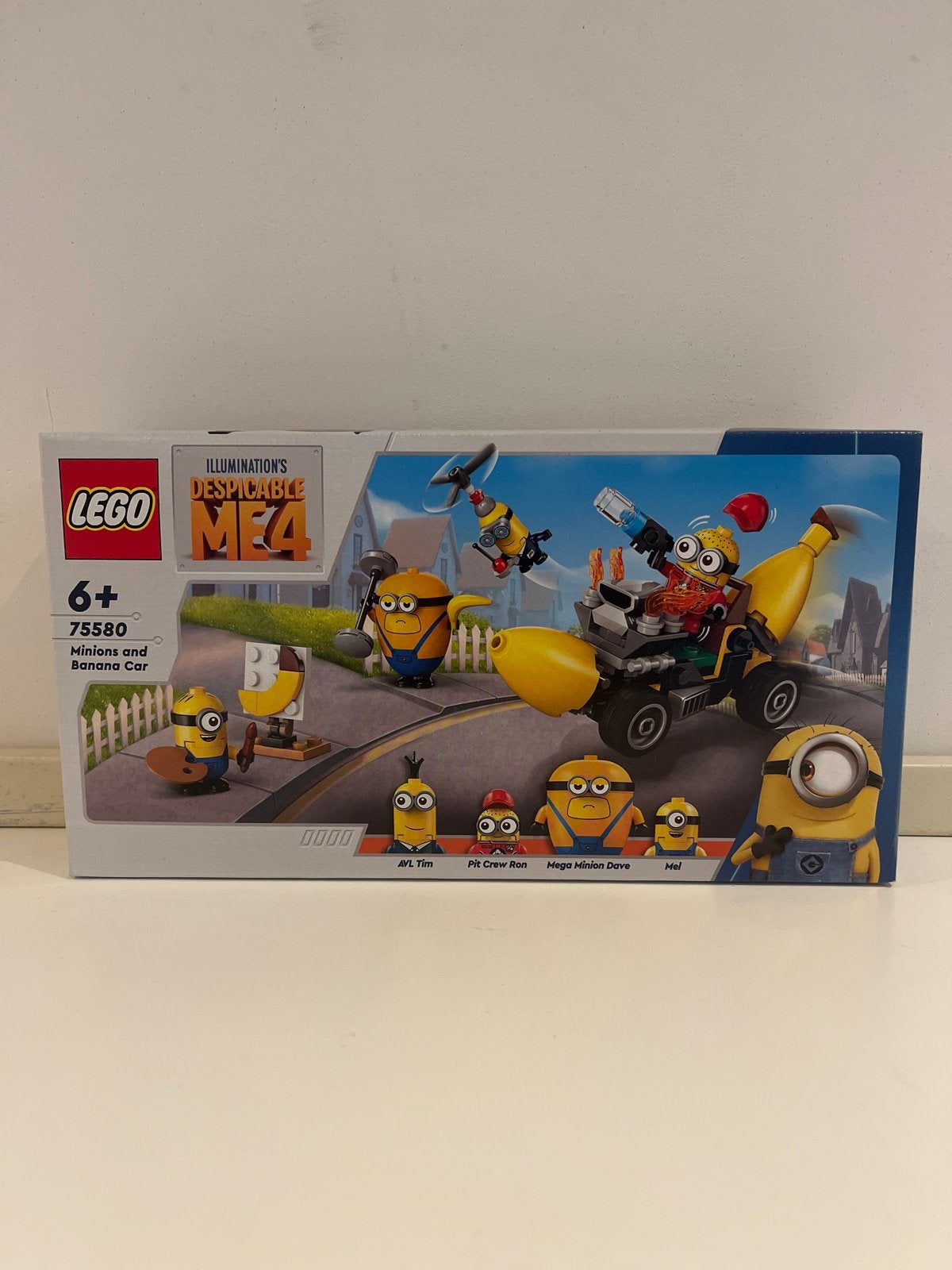 LEGO Minions en Bananenauto (75580) - Nieuw in doos, Overige thema's, Lego, Nieuw, Ophalen of Verzenden