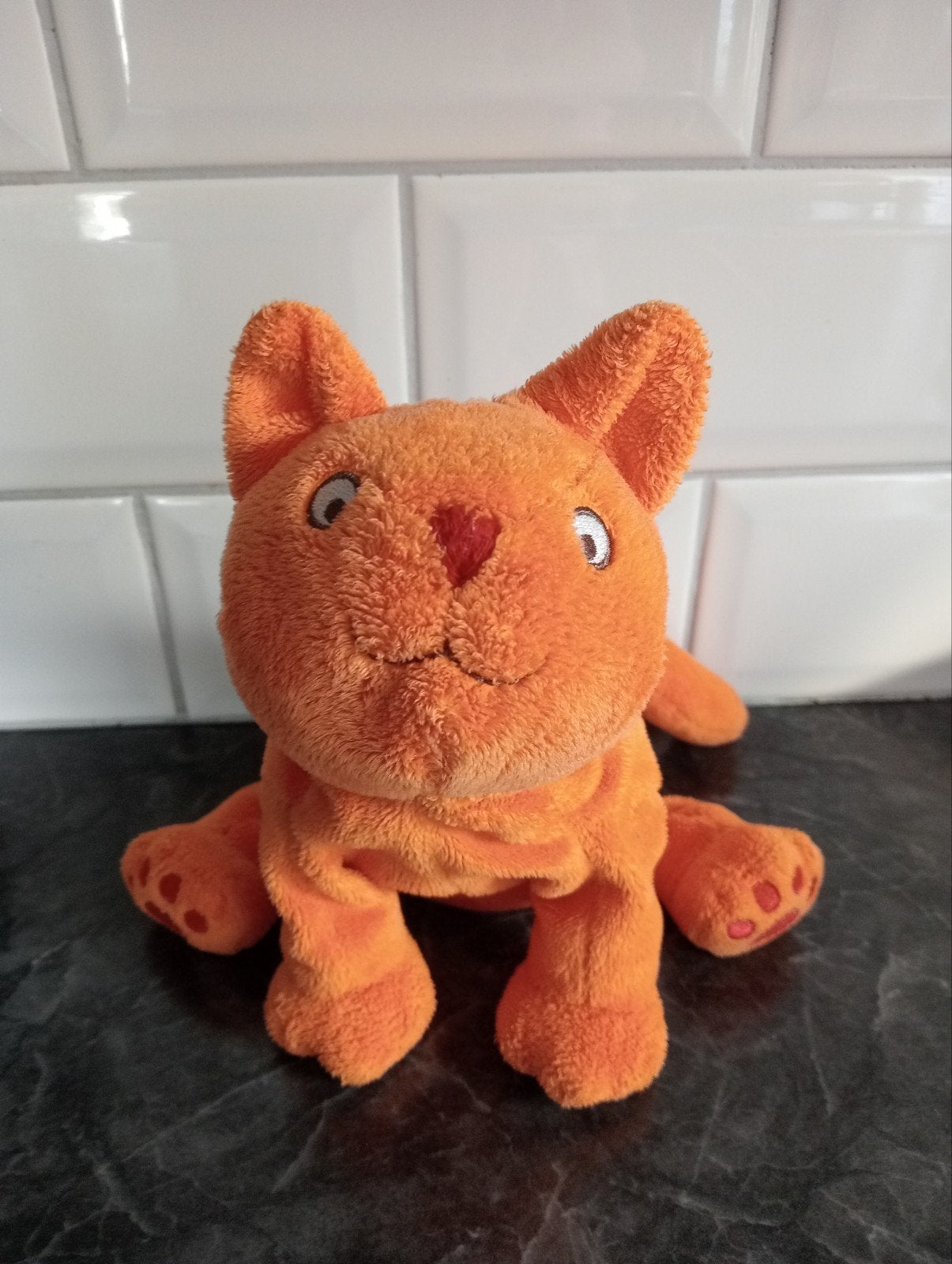 Dikkie dik 22cm, Ophalen, Zo goed als nieuw, Steen, Aardewerk of Keramiek, Dier