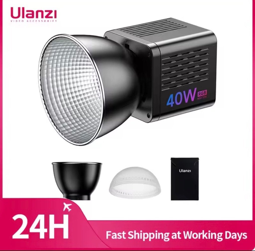 Ulanzi cob light 40w rgb videolamp L024 nieuw, Ophalen of Verzenden, Nieuw, Lamp of Flitsset