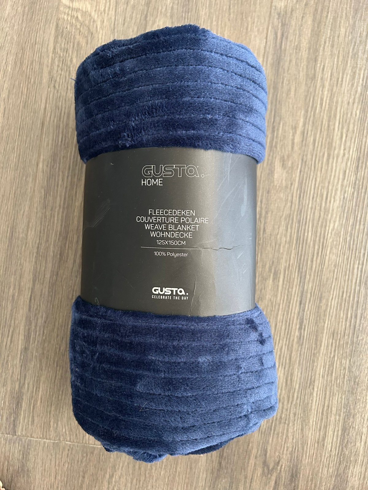 Gusta Home Fleecedeken, Ophalen of Verzenden, Nieuw, Blauw, Rechthoekig