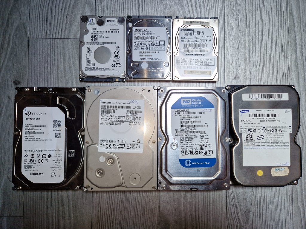 Partij geteste harde schijven 100 GB - 2 TB, Computers en Software, Harde schijven, Intern, Gebruikt, Ophalen of Verzenden, 100 GB - 2 TB