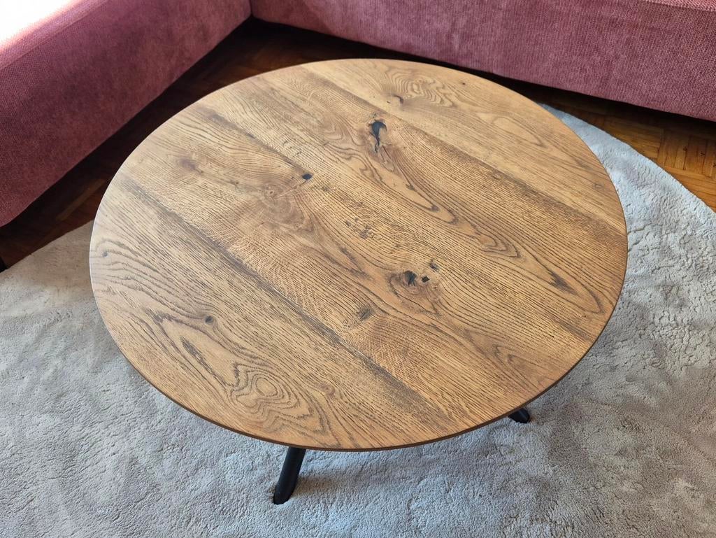 Salontafel eikenhout, Huis en Inrichting, Tafels | Salontafels, Ophalen, Gebruikt, 50 tot 100 cm, 50 tot 100 cm