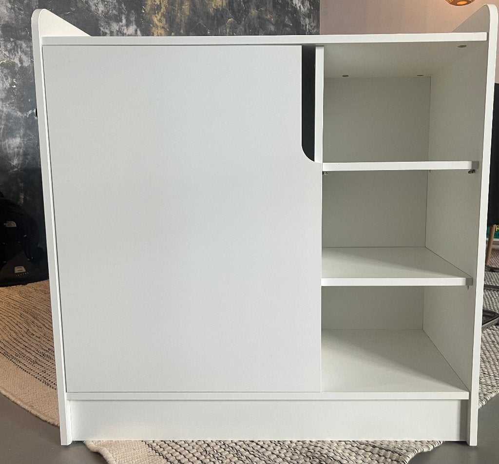Vox Maxim ladekast / commode (wit; 1 deur), Zo goed als nieuw, 75 tot 100 cm, Minder dan 50 cm, Commode