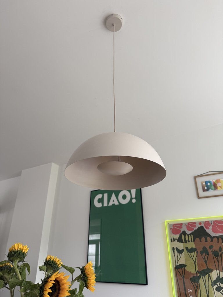 Designlamp plafondlamp, Beige, Design, Zo goed als nieuw, 40 cm