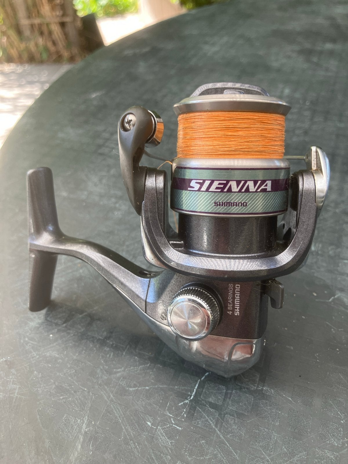 Shimano Sienna 1000fd Vlok Spin Molen, Ophalen of Verzenden, Gebruikt, Molen