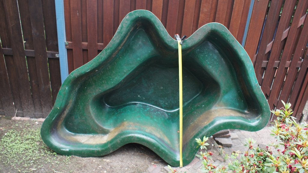 Mooie vijver, polyester met groen afgewerkte binnenzijde, Tuin en Terras, Ophalen, Gebruikt