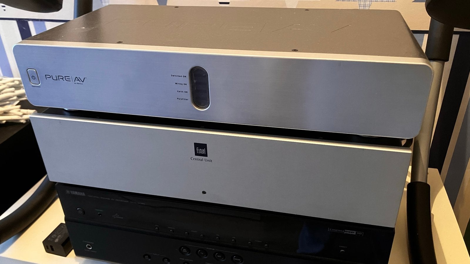 Belkin Pure AV AP20500ex3M Audio/Video Power Conditioner, Overige merken, Ophalen of Verzenden, 120 watt of meer, Gebruikt