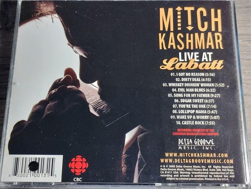 Mitch Kashmar ‎- Live At Labatt, Ophalen of Verzenden, Zo goed als nieuw, Jazz