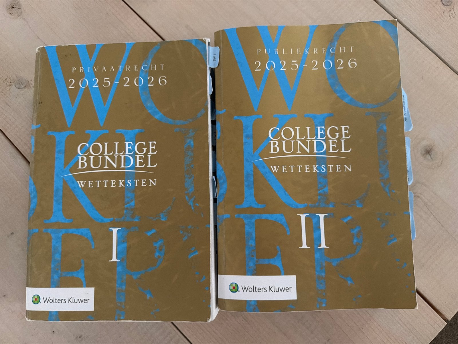 Collegebundel Wettenbundel 2025-2026 - Deel I & II, Ophalen of Verzenden, Gamma, Zo goed als nieuw, HBO