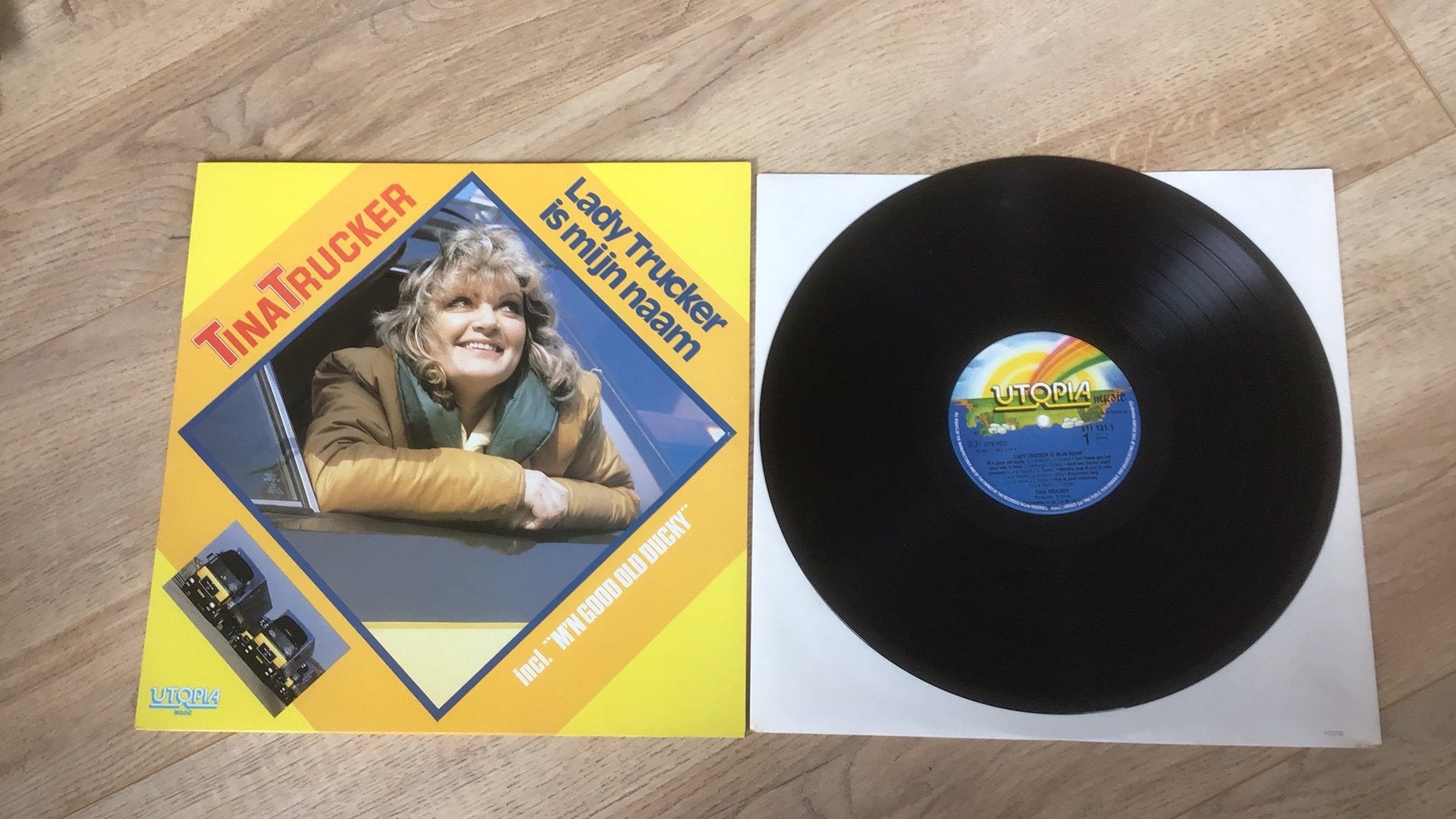 Mooie Lp Tina Trucker, Ophalen of Verzenden, Zo goed als nieuw, 12 inch, Levenslied of Smartlap