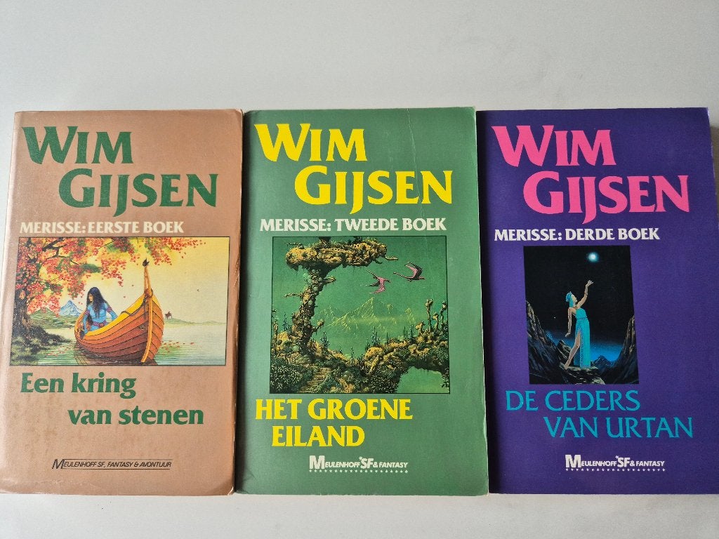 Wim Gijsen - Merissa trilogie, Boeken, Ophalen of Verzenden, Zo goed als nieuw