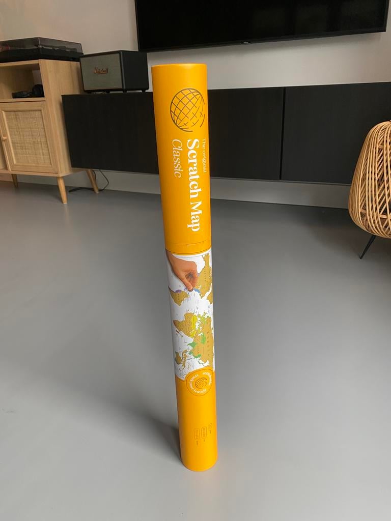 Luckies Scratch Map Wereldkaart Kraskaart - Nieuw in koker, 2000 tot heden, Nieuw, Ophalen of Verzenden, Landkaart
