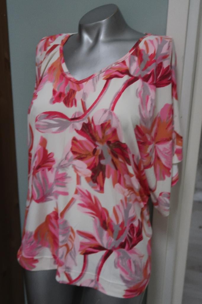 Norah prachtig shirt roze wit wijde mouwen mt 36, Ophalen of Verzenden, Zo goed als nieuw, Norah, Roze