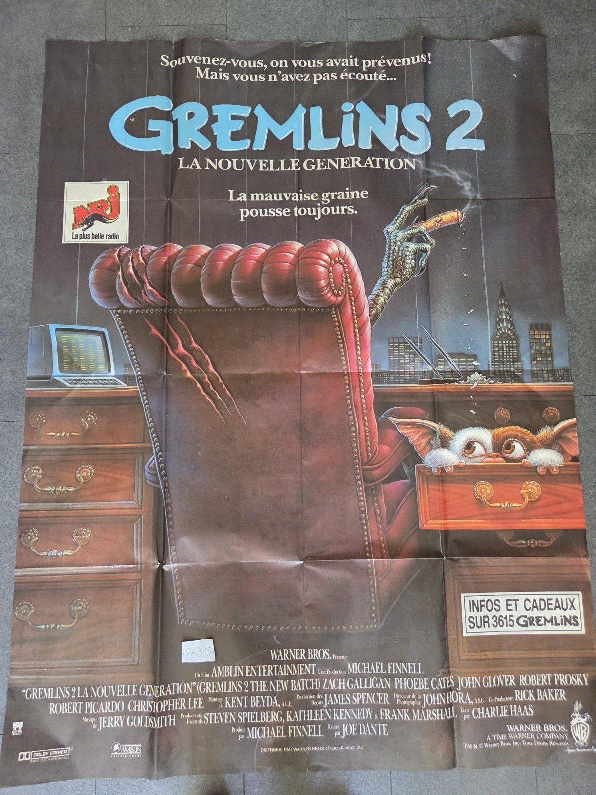 Gremlins 2: La Nouvelle Génération Film Poster, Ophalen of Verzenden