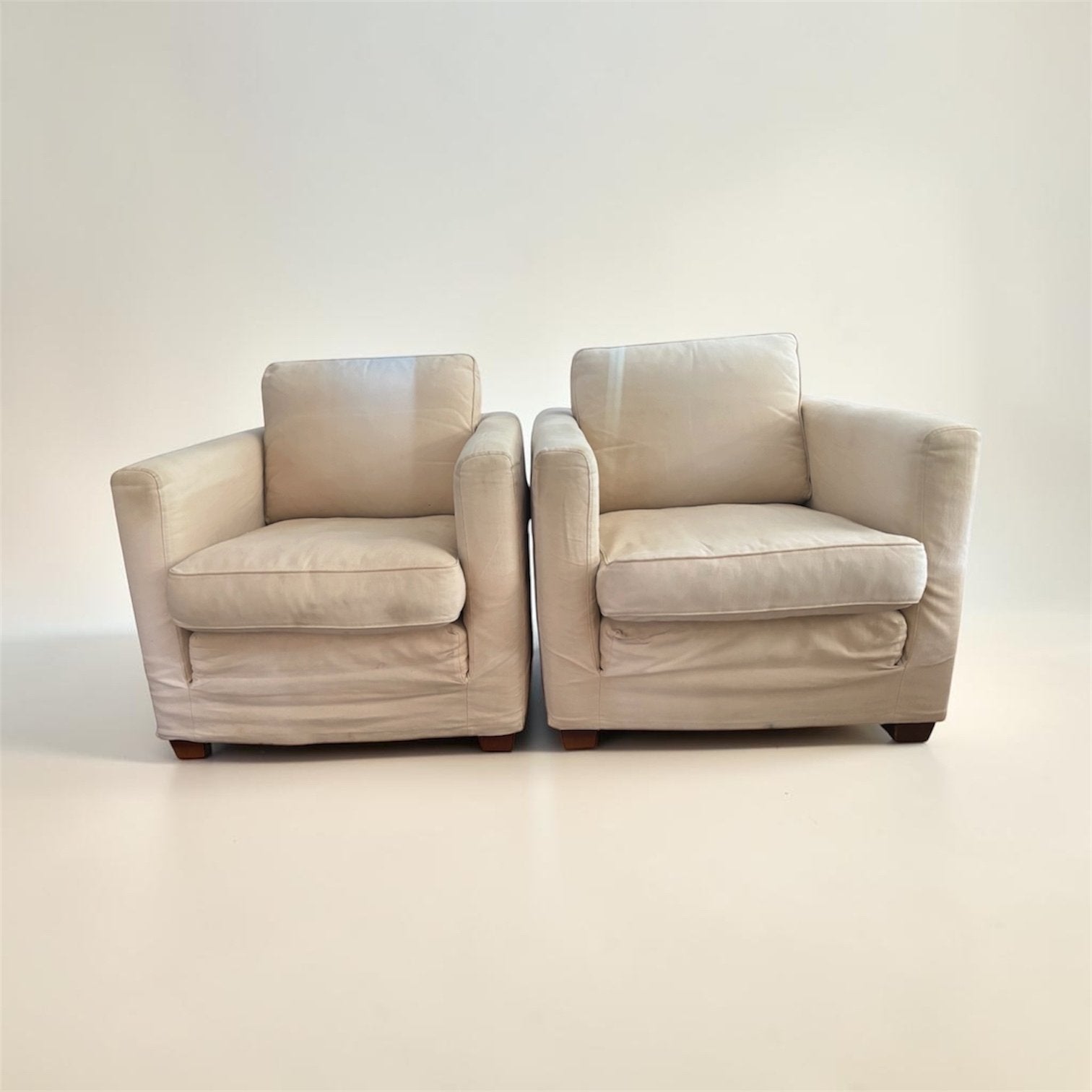 2x Linteloo ‘Easy Living’ Fauteuil & 2x Hocker, Ophalen, Gebruikt, 75 tot 100 cm, 75 tot 100 cm