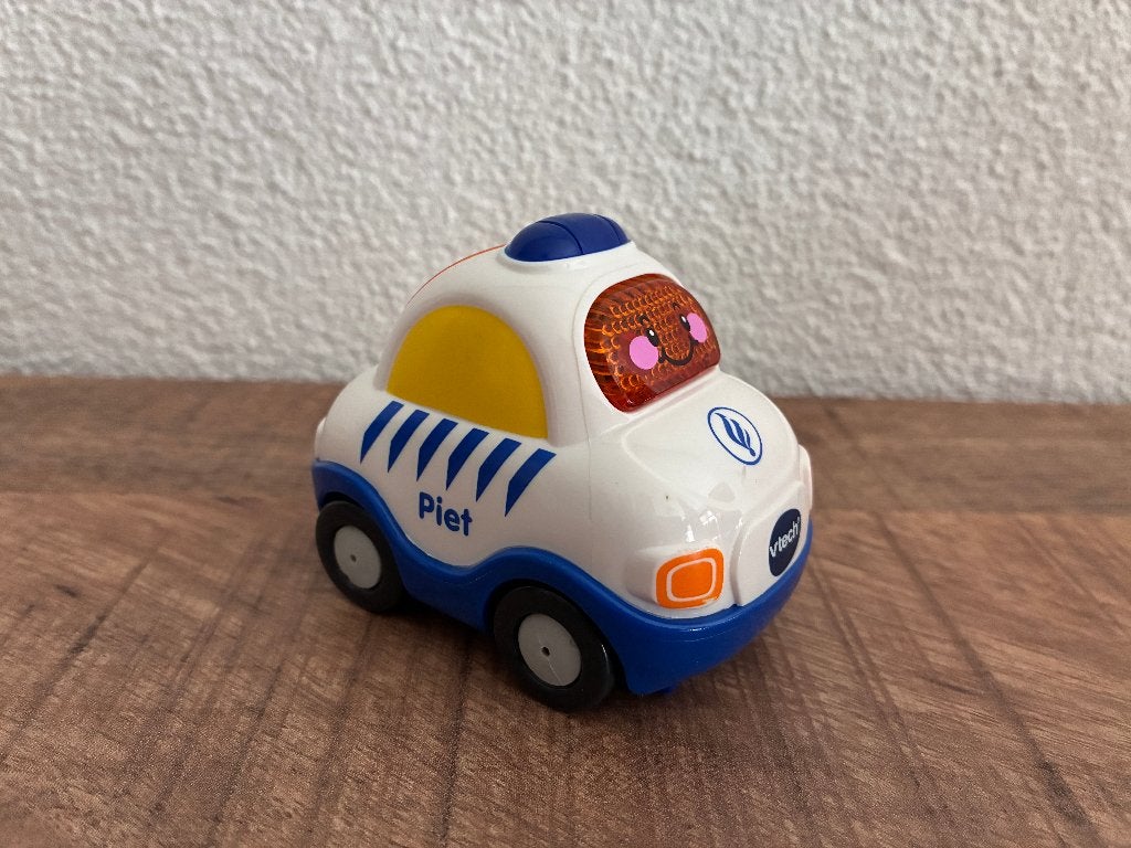Vtech Toet Toet auto's Piet Politie in PRIMA staat., Ophalen of Verzenden, Gebruikt, 6 maanden tot 2 jaar