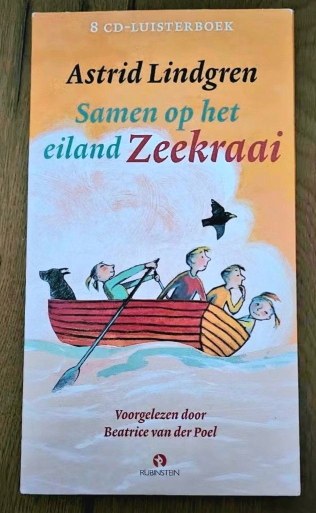 Luisterboek - VOLLEDIG!!- Lindgren- Eiland Zee kraai- 8 CDs!, Ophalen, Astrid Lindgren, Cd, Kind