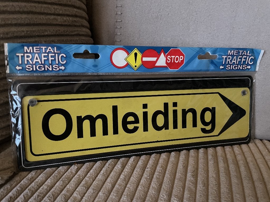 omleiding , autoraambord, Ophalen of Verzenden, Www.pand50.nl, Info@pand50.nl, Printer 29B Coevorden