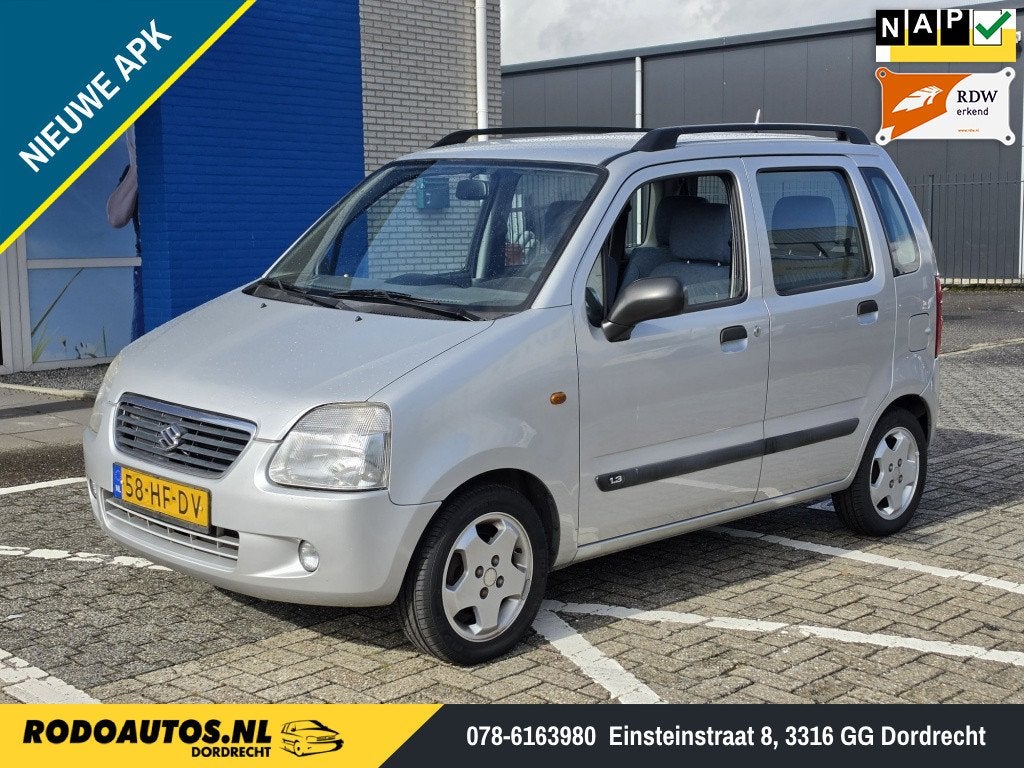 Suzuki Wagon R+ 1.3 GL 5Drs Airco 62dkm ✅ Nw APK, 4 cilinders, Origineel Nederlands, Bedrijf, Handgeschakeld