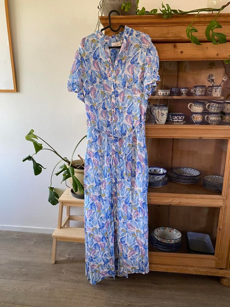 Fabienne chapot jurk, Kleding | Dames, Jurken, Ophalen of Verzenden, Zo goed als nieuw, Blauw