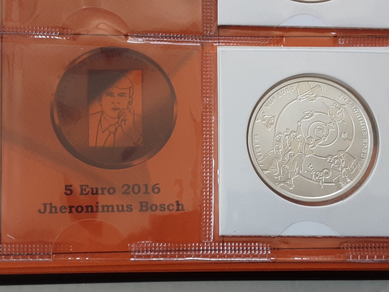 5 euro 2016 Jheronimus Bosch Zilver, Postzegels en Munten, Zilver, Overige landen, Ophalen of Verzenden, 5 euro