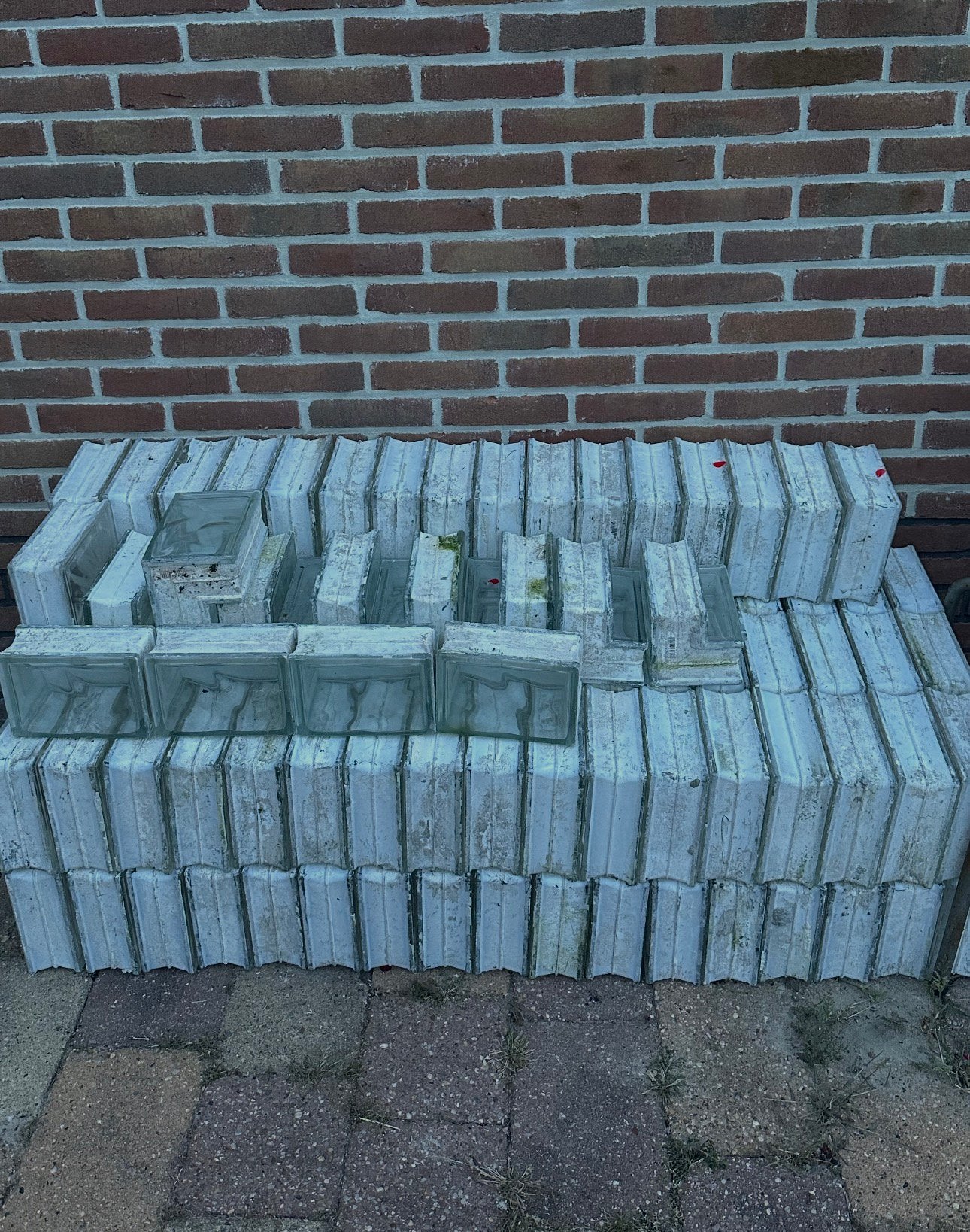 Glasblokken / glazen bouwstenen, Ophalen, Gebruikt, Overige typen, Minder dan 80 cm