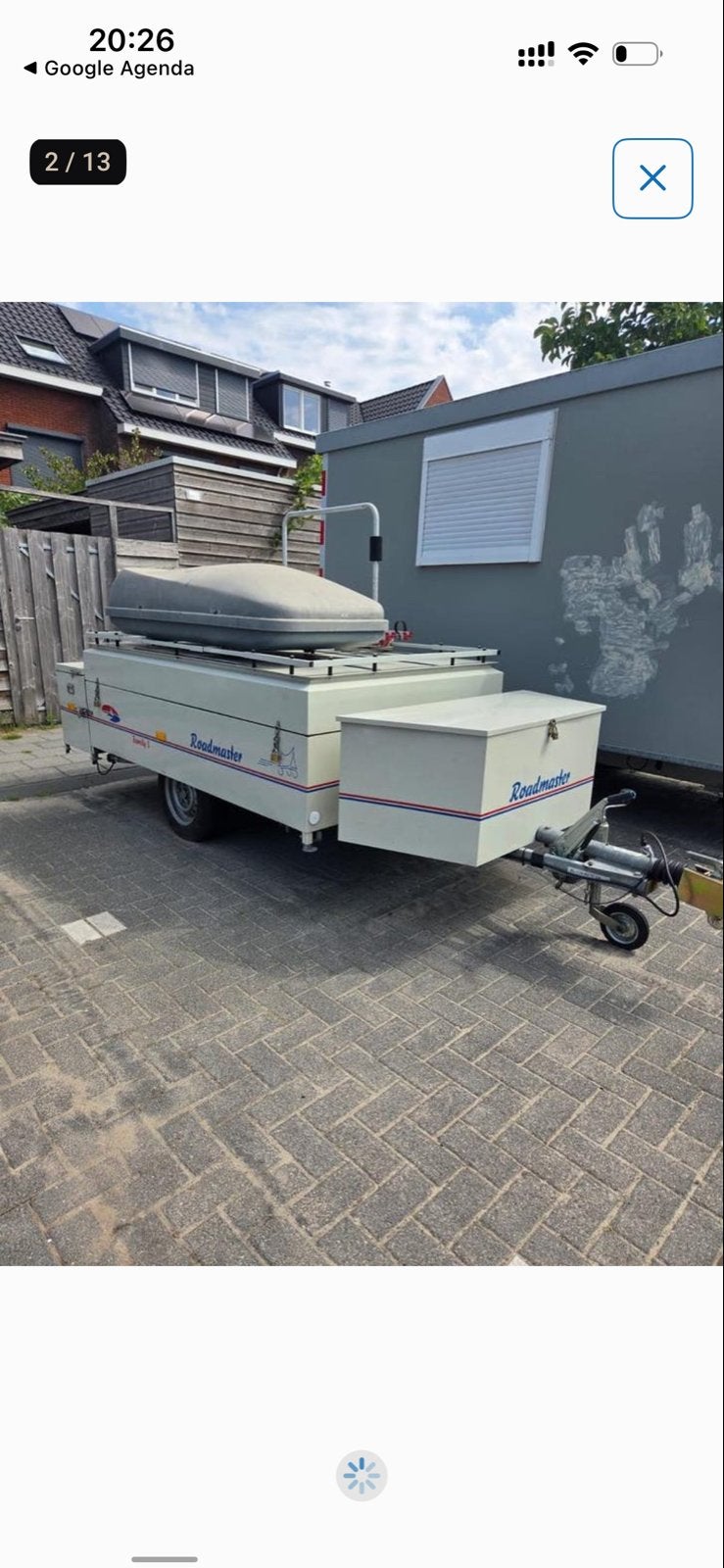 Roadmaster Family S vouwwagen uit 2003 - 6/8 persoons, Caravans en Kamperen, Overige merken, Blauw, Ophalen of Verzenden, Aanwezig