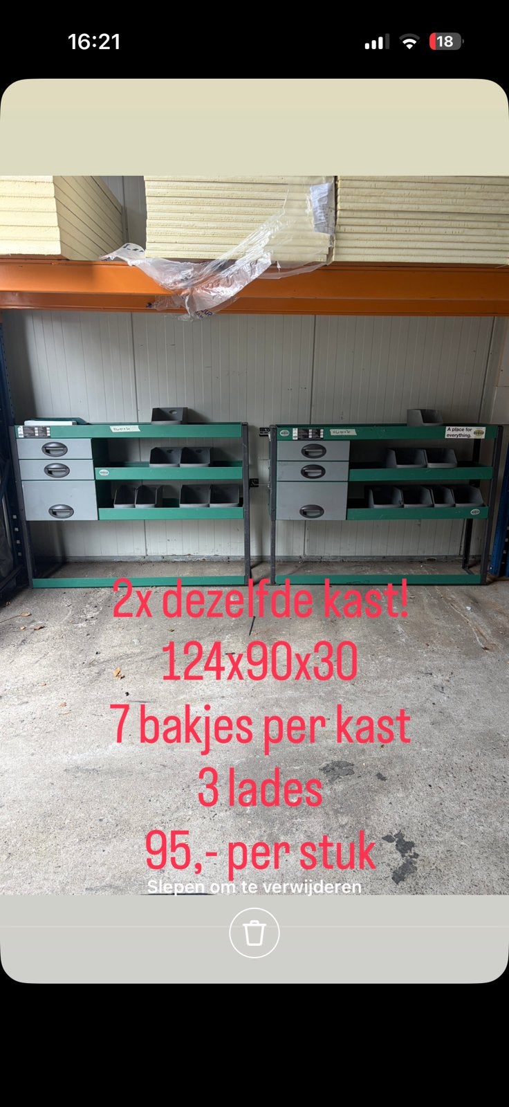 3 Bestelwageninrichting bedrijfswageninrichting kasten caddy, Auto diversen, Ophalen, Zo goed als nieuw