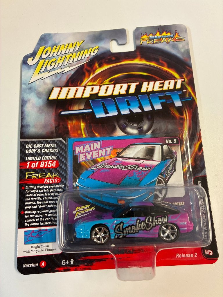 88122: Nissan 240SX Custom - 1990 - Johnny Lightning 1:64, Auto, Nieuw, Ophalen of Verzenden, Oskar-Jäger-Strasse 173_K4, 50825 Köln, Germany