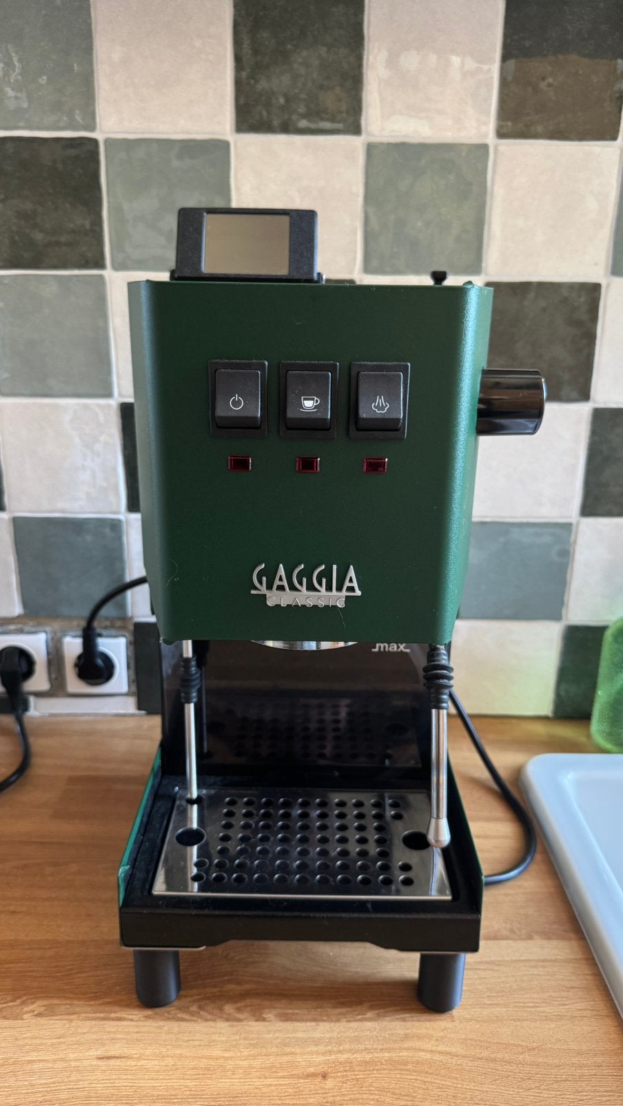 Gaggia Classic Pro + Gaggiuino mod gen2, Ophalen, Zo goed als nieuw, Espresso apparaat, Stoompijpje