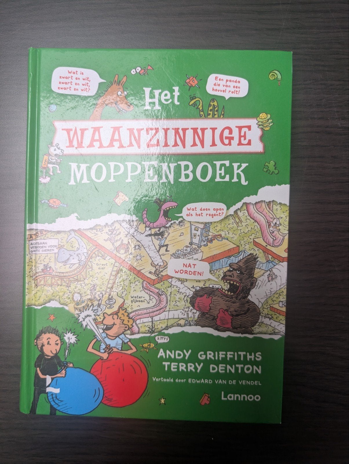 Andy Griffiths - Het waanzinnige moppenboek, Ophalen, Zo goed als nieuw, Fictie algemeen, Andy Griffiths