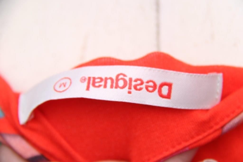 Jurk rood/ kleur Desigual mt M Vaste prijs, Maat 38/40 (M), Ophalen of Verzenden, Zo goed als nieuw, Knielengte