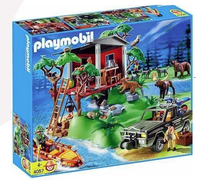 Playmobil boomhut & wildlife - 4057, Ophalen, Wild life, Complete set, Overige typen