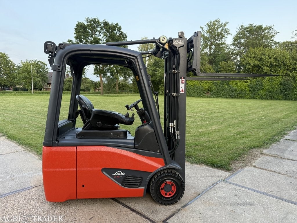 Linde E16 EVO triplex freelift Sideshift nieuwe banden, Info@vanbeurdenheftrucks.nl, Linde, Heftruck, Ophalen of Verzenden