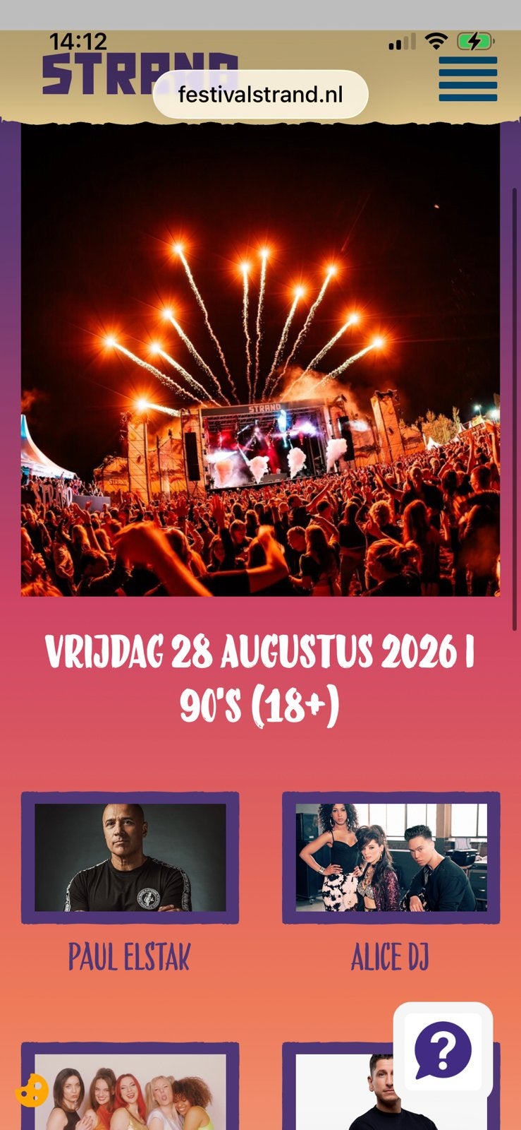 Festival strand 2026 tickets, Twee personen
