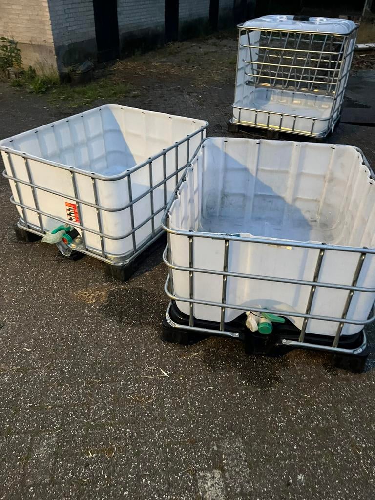 Slowfeeder voerbak waterbak ibc hooibak paddock, Tuin en Terras, Regentonnen, Zo goed als nieuw, 150 liter of meer, Ophalen